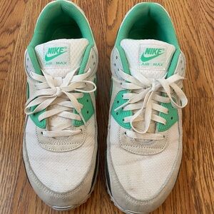 Nike Air Max 90 'White Spring Green' Anthracite DM0029-104 Men's Size 12